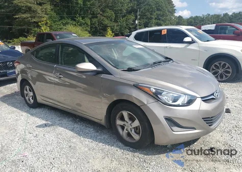2014 Hyundai Elantra z USA, uszkodzony, nr VIN 5NPDH4AEXEH545581
